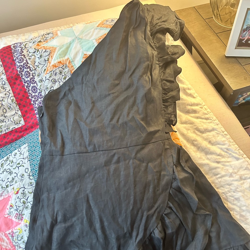 Size 0 black banana Republic linen dress new attacks